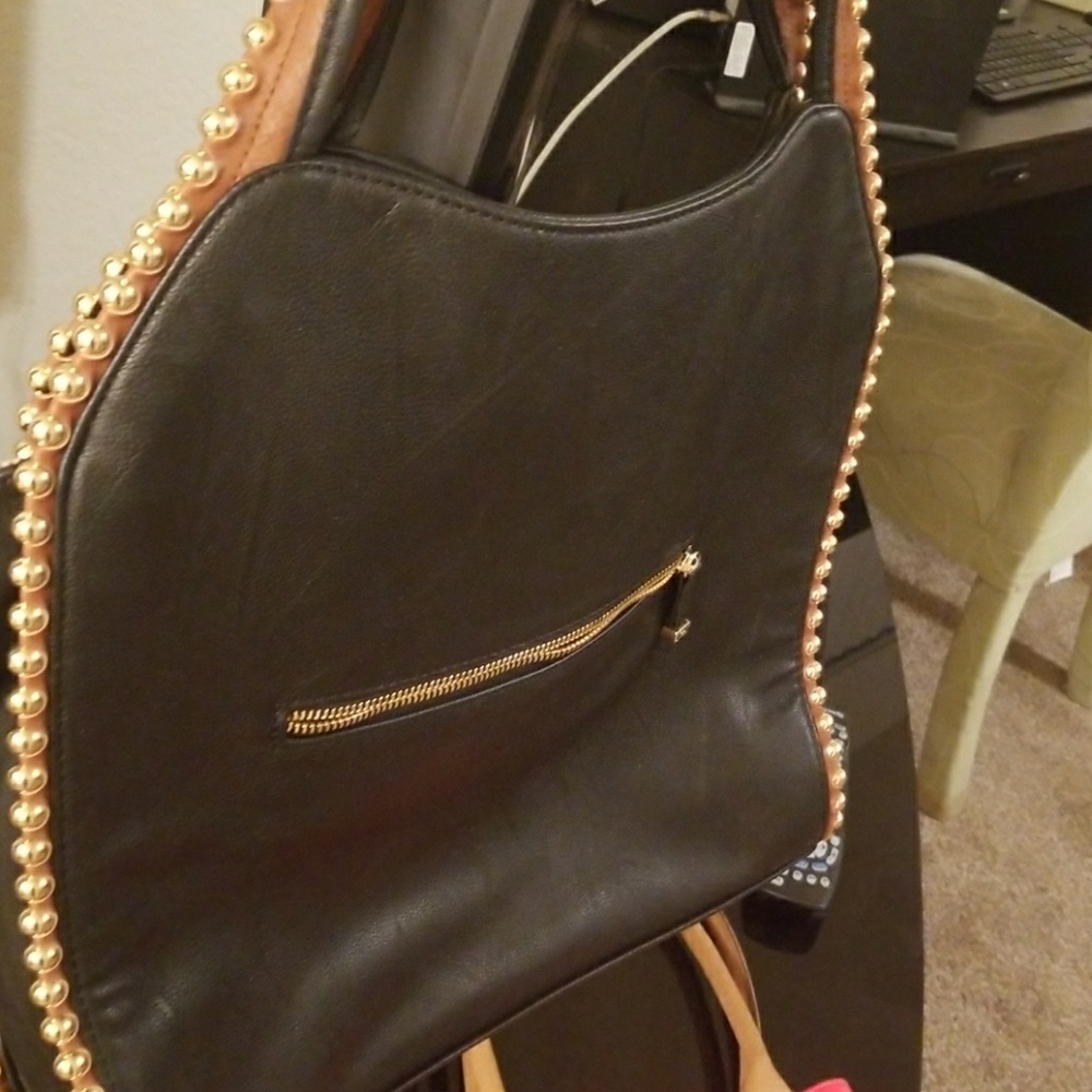 Black leather  purse
